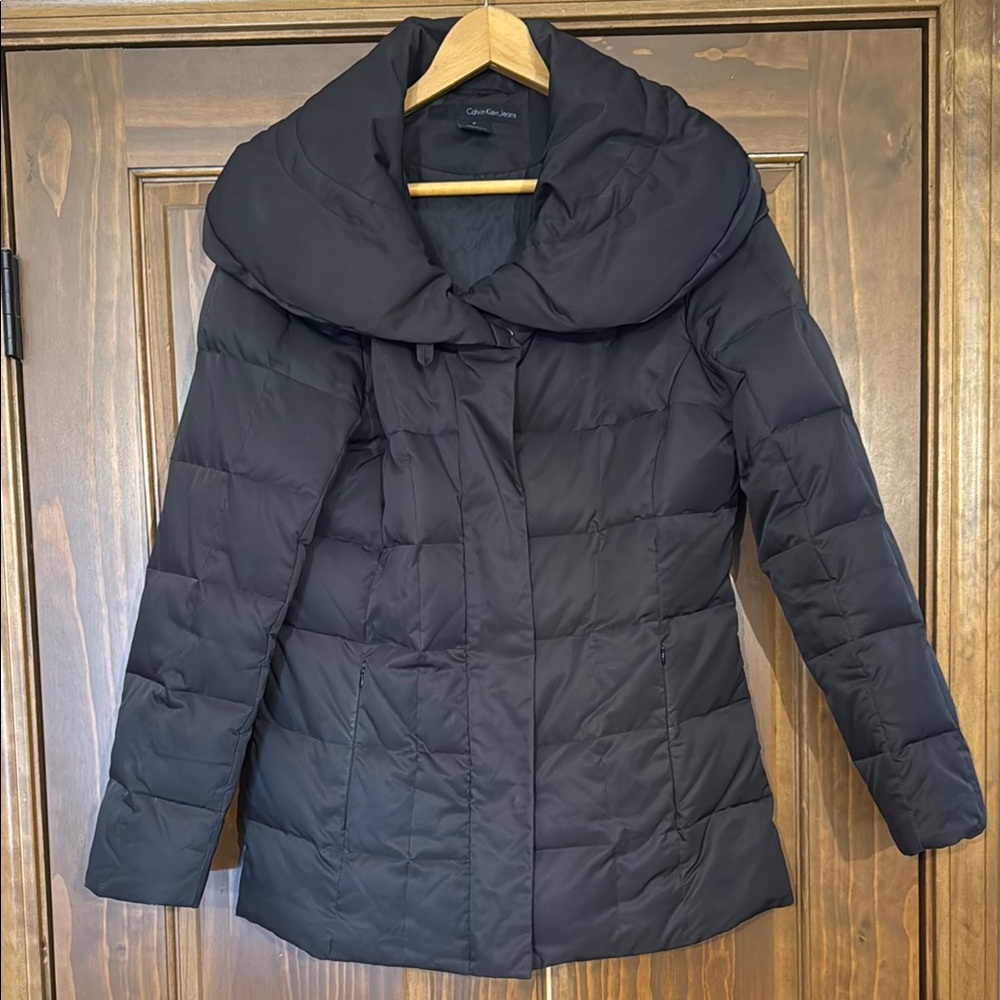 Calvin Klein Women's Black Puffer Coat